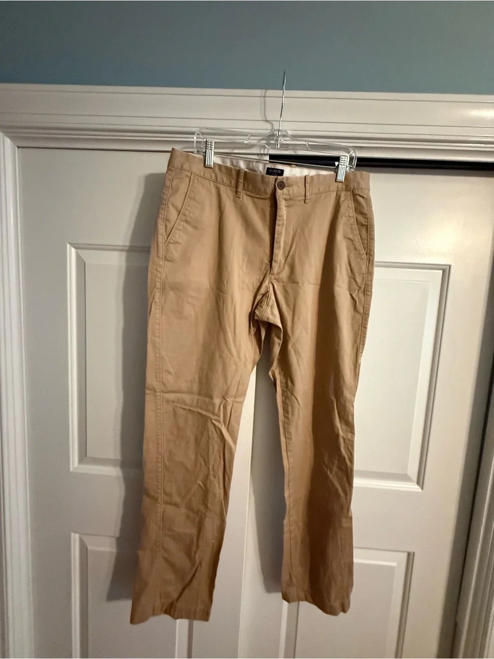 J. Crew Men's Flex Chino Pants in Tan